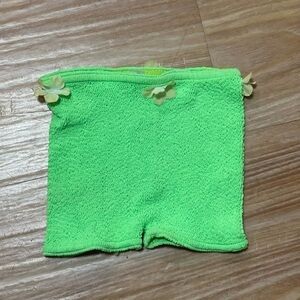 Hunza G Girl Green Bikini Short bottom only